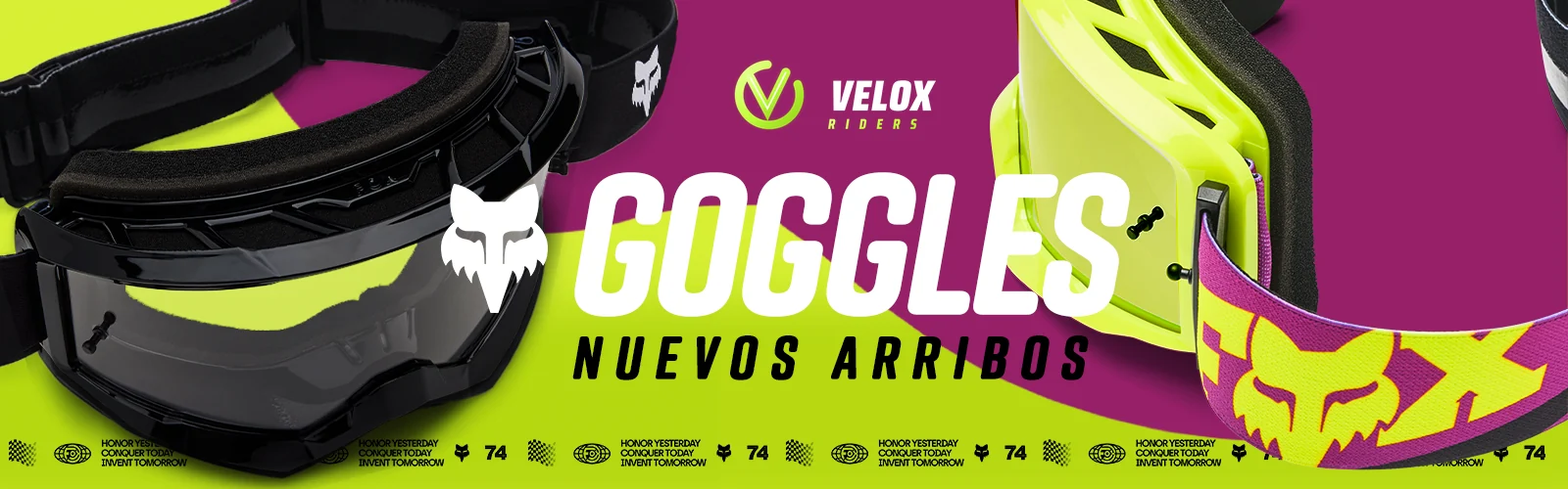 Goggles Fox: nuevos arribos.